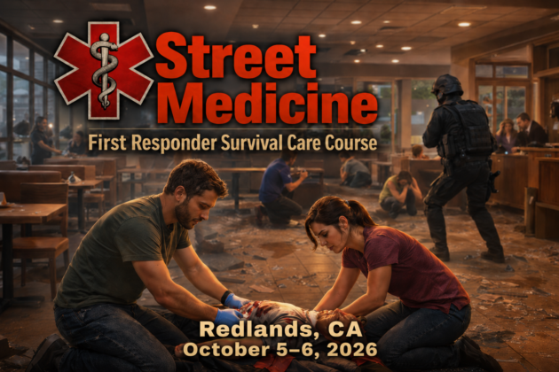 Street Medicine Instructor Course - Redlands, CA - October 5-6, 2026