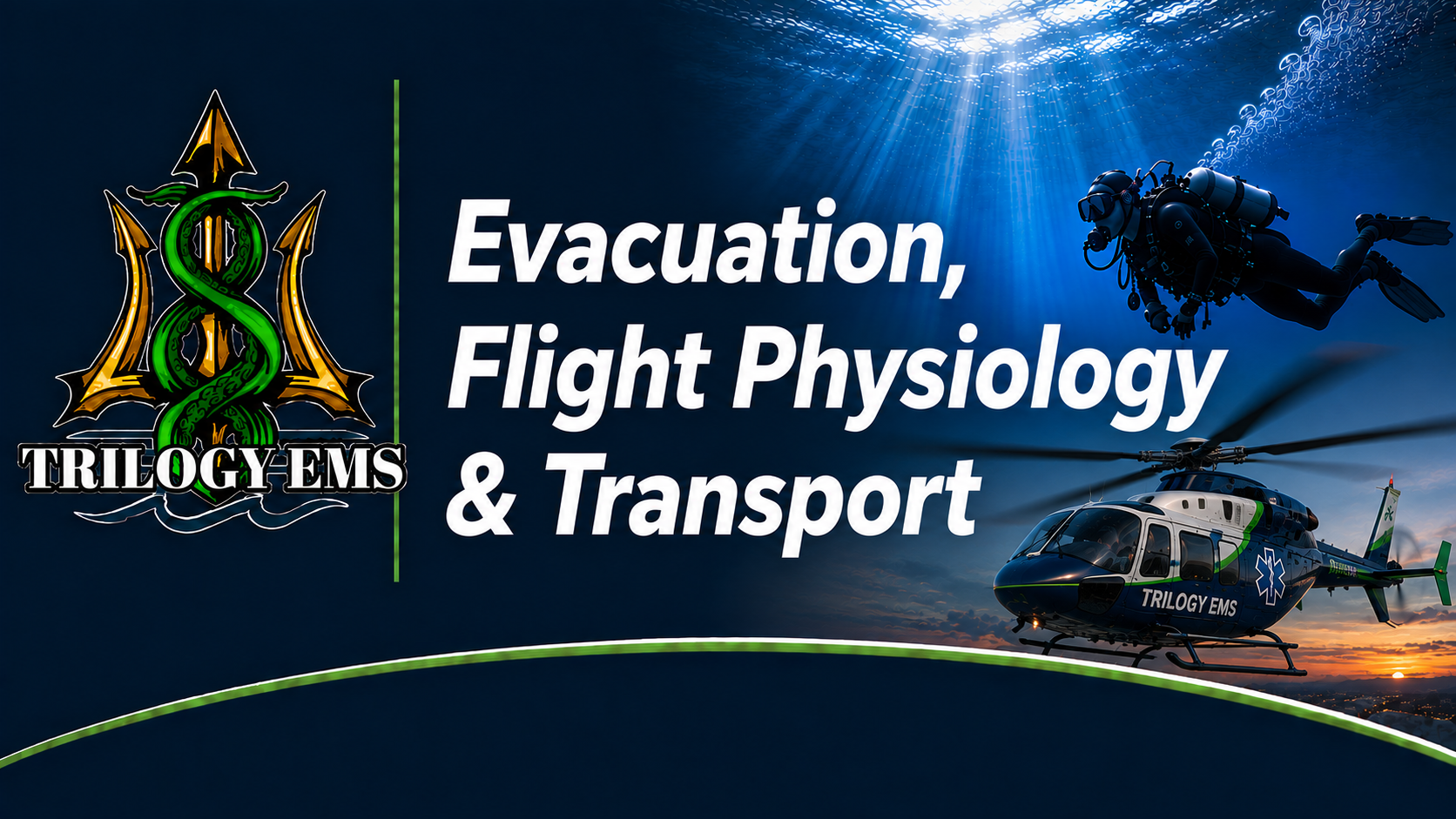 Diving evacuation transport CE