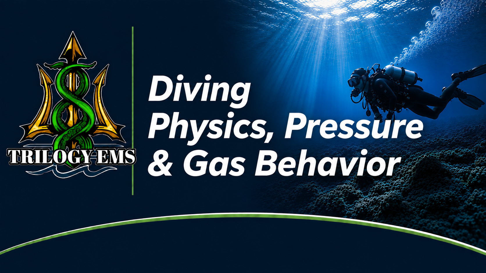 Diving physics pressure gas behavior
