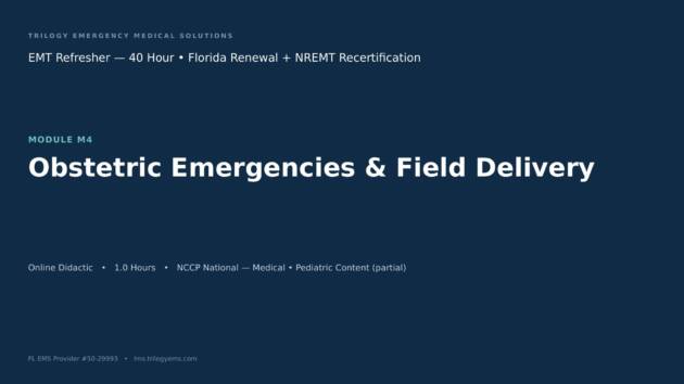 Obstetrics & Newborn Care – EMT – M4 | Trilogy EMS