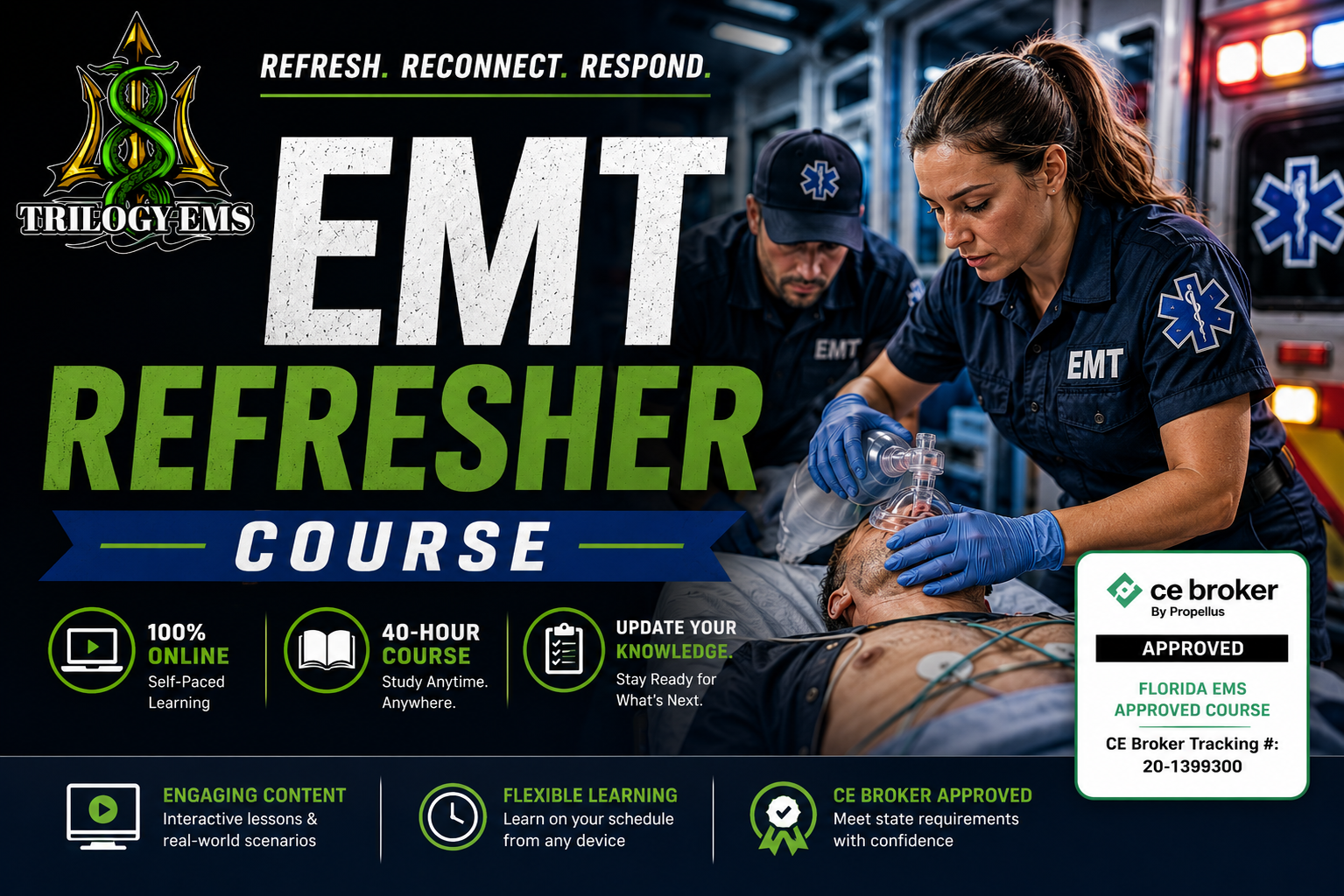EMT Refresher – 40-Hour Online Course