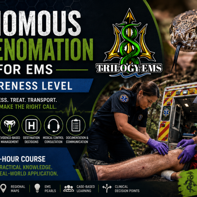 Venomous Envenomation for EMS – Awareness Level